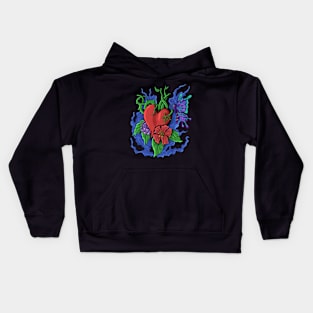 garden heart Kids Hoodie